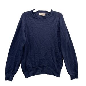 Vintage Fox Collection Sweater Men Tall Medium Wool Blend 90 Made in USA Classic